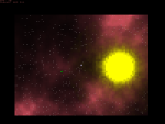 A sun in a nebula